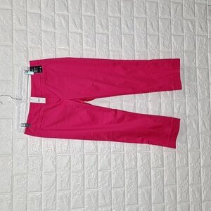 NY&CO Pink Crop Straight Leg Pants NWT